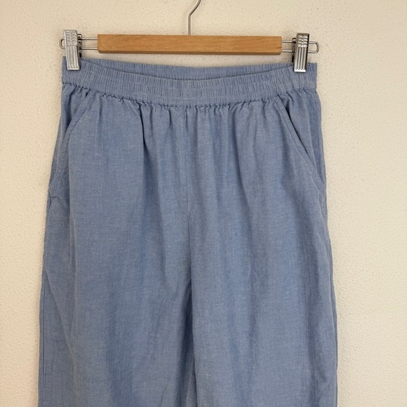 Studio Works Petite Cotton Barrel Leg Crop Pant Pants Medium Petite - Picture 2 of 7